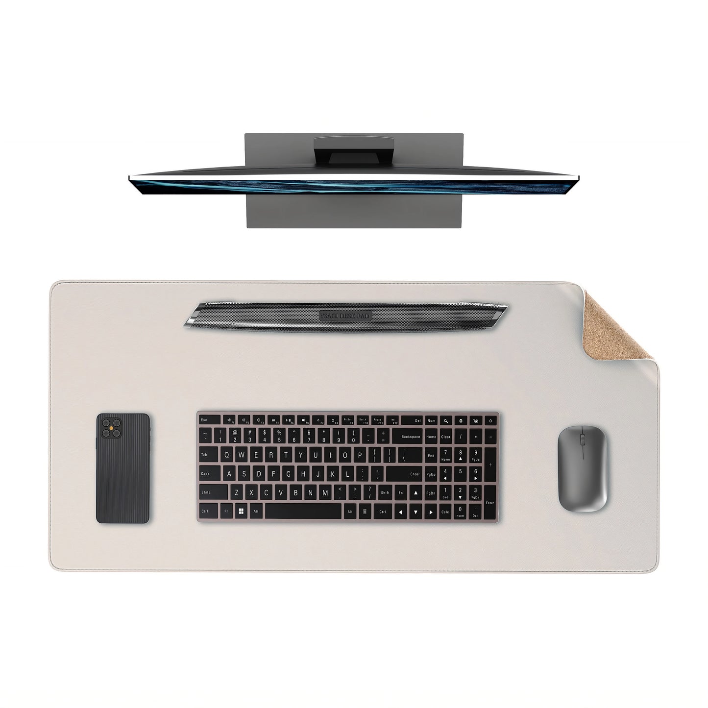 Dual Sided Leather Desk Mat