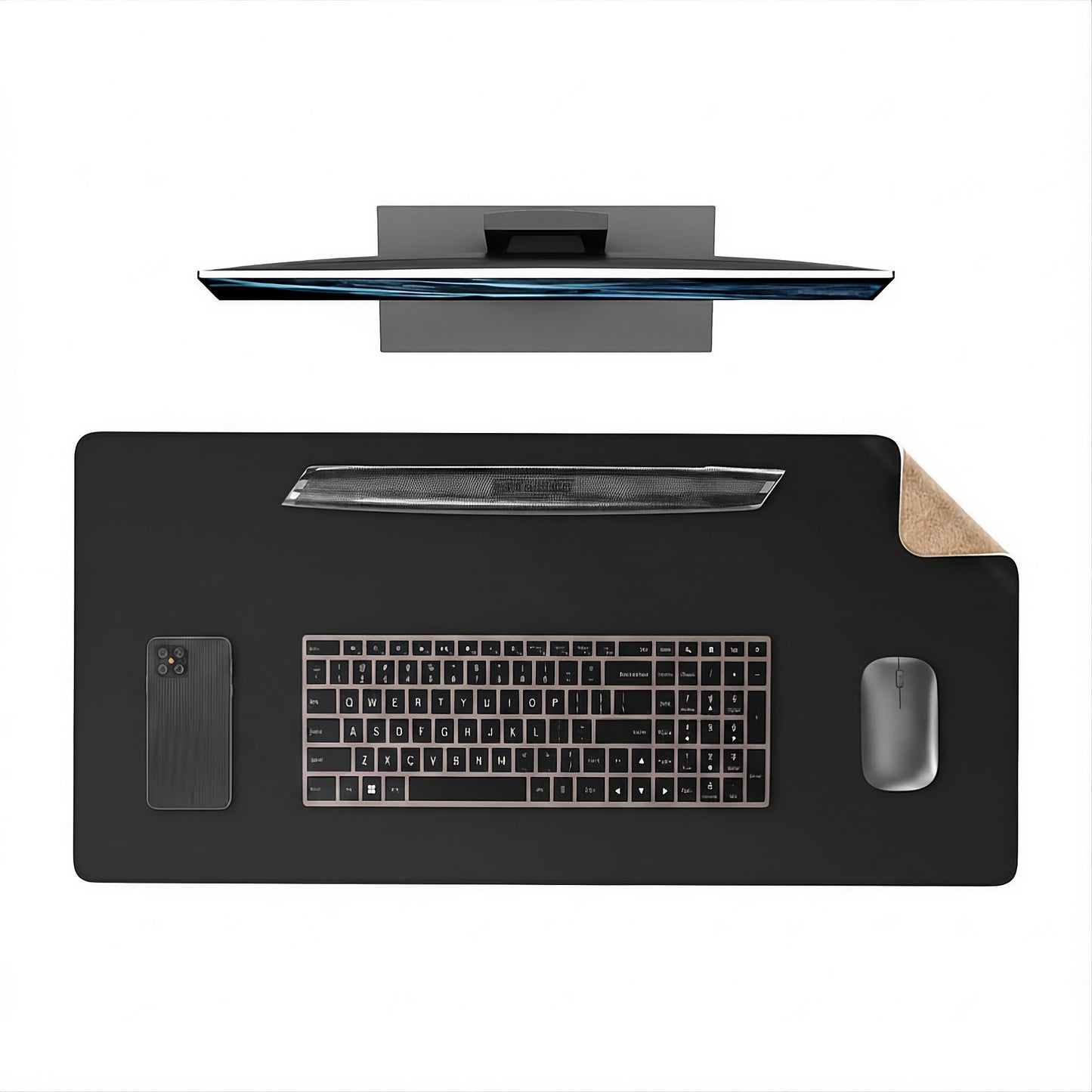 Dual Sided Leather Desk Mat